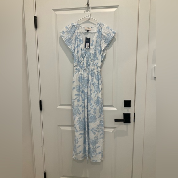 Target Smocked Midi A-Line Dress - Picture 2 of 3